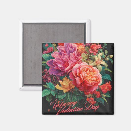 Valentine’s Day Magnet | Romantic, Cute マグネット (正面/裏面)