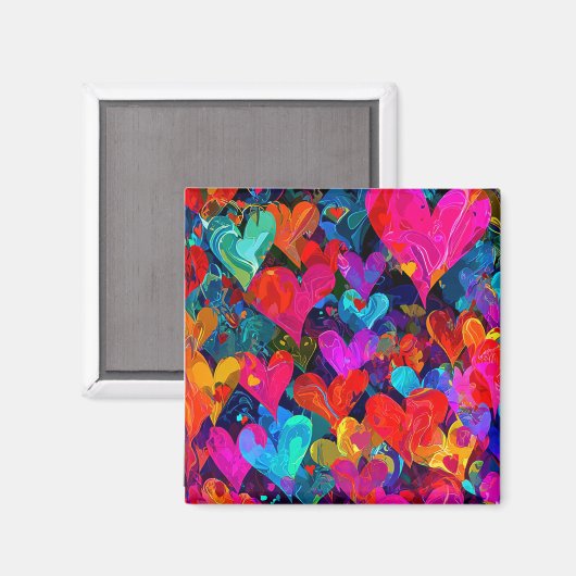 Valentine’s Day Magnet | Romantic, Cute  マグネット (正面/裏面)