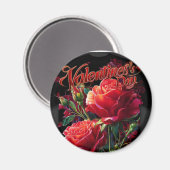 Valentine’s Day Magnet | Romantic, Cute マグネット (正面/裏面)