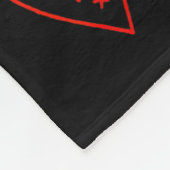 Valentine’s Day Mexican Milagro Gothic Goth Sacred フリースブランケット (角)