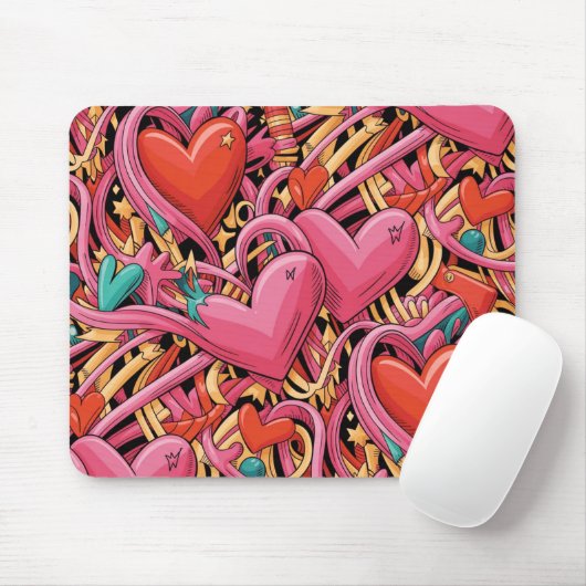 Valentine’s Day Mousepad | Romantic マウスパッド (マウス)
