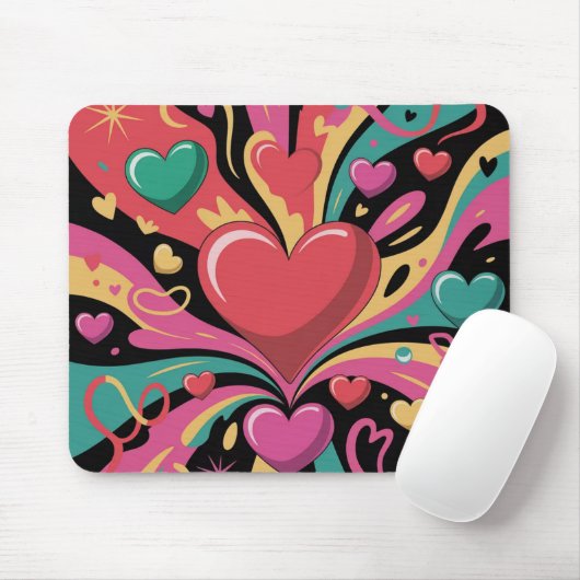 Valentine’s Day Mousepad | Romantic マウスパッド (マウス)