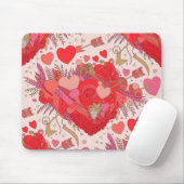 Valentine’s Day Mousepad | Romantic マウスパッド (マウス)