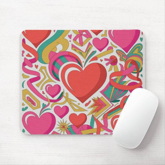 Valentine’s Day Mousepad | Romantic マウスパッド (マウス)