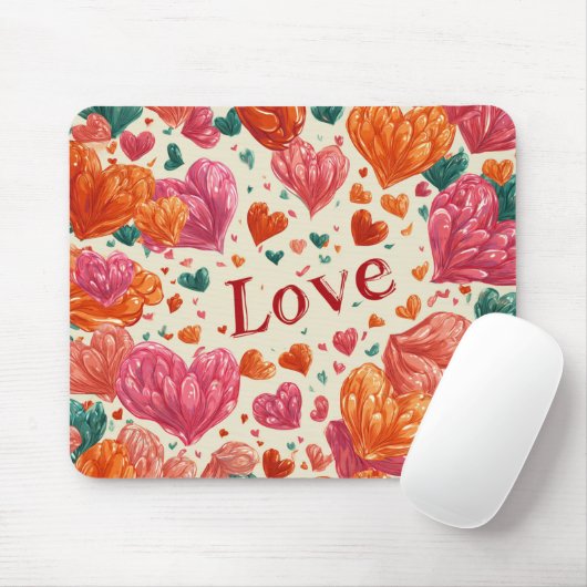 Valentine’s Day Mousepad | Romantic マウスパッド (マウス)