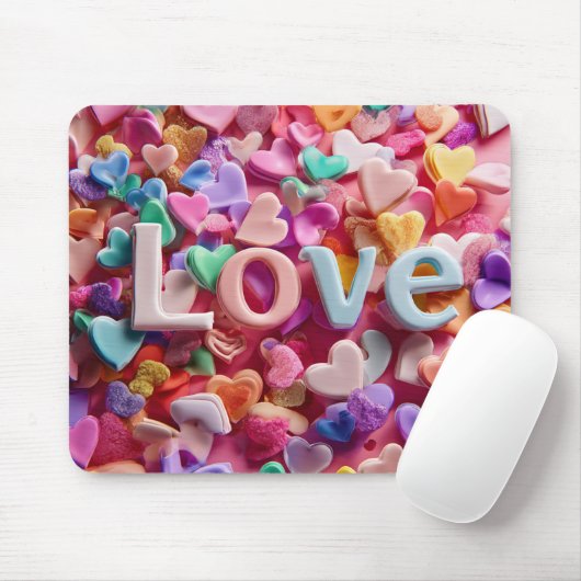 Valentine’s Day Mousepad | Romantic マウスパッド (マウス)