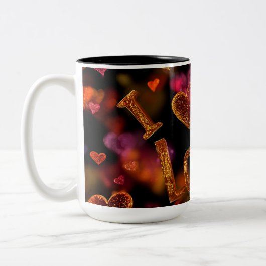 Valentine’s Day Mug | Romantic, Cute &Heartwarming ツートーンマグカップ (左)