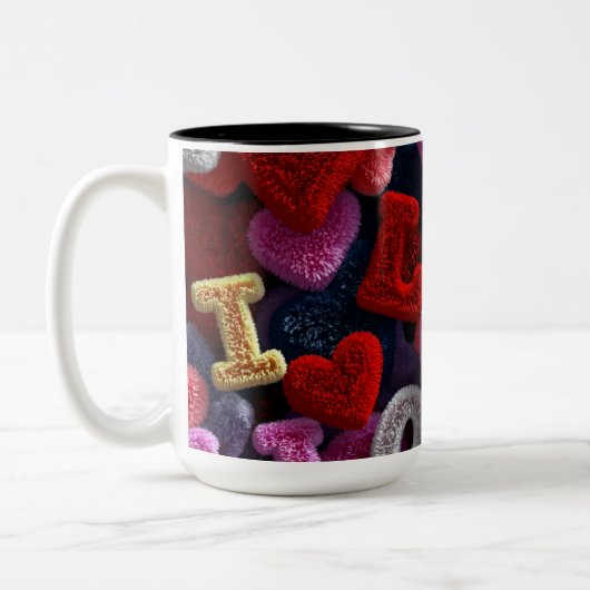 Valentine’s Day Mug | Romantic, Cute &Heartwarming ツートーンマグカップ (左)