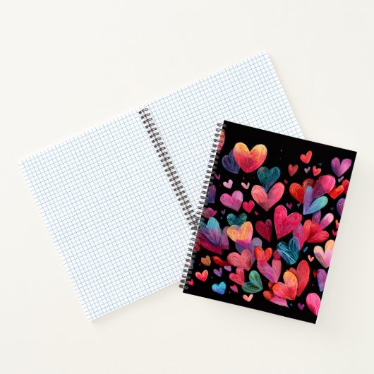 Valentine’s Day Notebook Collection | Romantic ノートブック (内部)