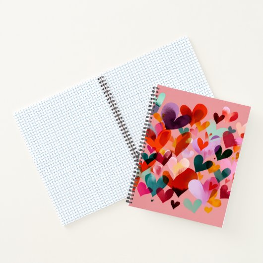 Valentine’s Day Notebook Collection | Romantic ノートブック (内部)