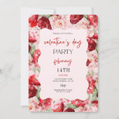 Valentine’s Day Party Invitation 招待状 (正面)