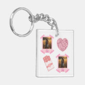 Valentine’s Day Personalized Acrylic Keychain キーホルダー (正面左)