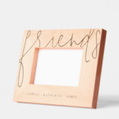 Valentine’s Day Personalized Best Friends Wooden レーザー彫刻フレーム (左)