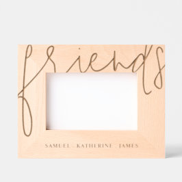 Valentine’s Day Personalized Best Friends Wooden レーザー彫刻フレーム