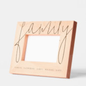 Valentine’s Day Personalized Family Name Wooden レーザー彫刻フレーム (左)