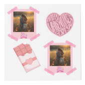 Valentine’s Day Personalized Photo Cube フォトキューブ (正面)