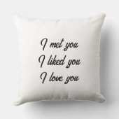Valentine’s Day Personalized Throw Pillow クッション (裏面)