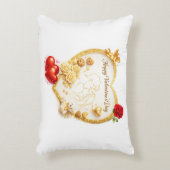 Valentine`s Day Pillow - two loving people アクセントクッション (正面(垂直))