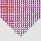 Valentine’s Day Red Pink Hearts Stripes Pattern  薄葉紙 (詳細)