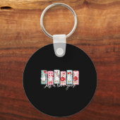 Valentine’s Day Silly Goose Love Season Just A Lov キーホルダー (正面)