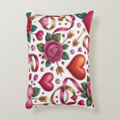 Valentine’s Day Throw Pillow Collection | Romantic アクセントクッション (正面(垂直))