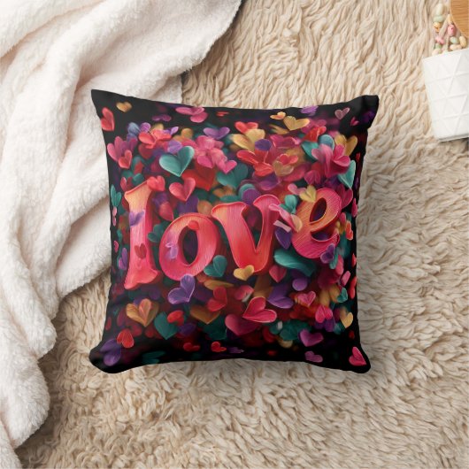 Valentine’s Day Throw Pillow Collection | Romantic クッション (ブランケット)