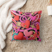 Valentine’s Day Throw Pillow Collection | Romantic クッション (ブランケット)