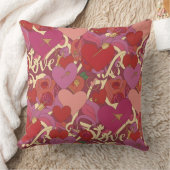 Valentine’s Day Throw Pillow Collection | Romantic クッション (ブランケット)