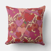 Valentine’s Day Throw Pillow Collection | Romantic クッション (正面)