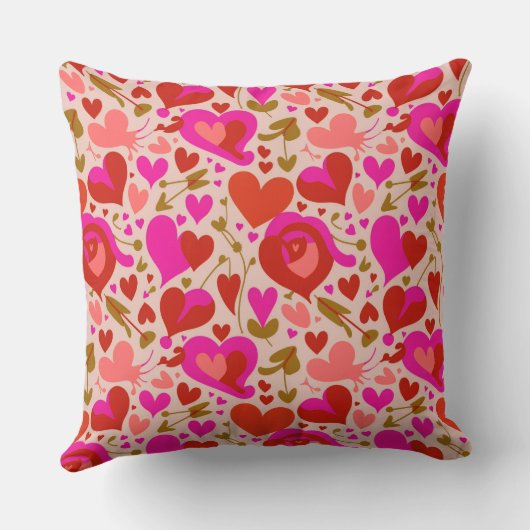 Valentine’s Day Throw Pillow Collection | Romantic クッション (裏面)