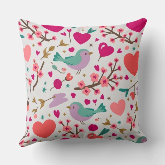 Valentine’s Day Throw Pillow Collection | Romantic クッション (裏面)