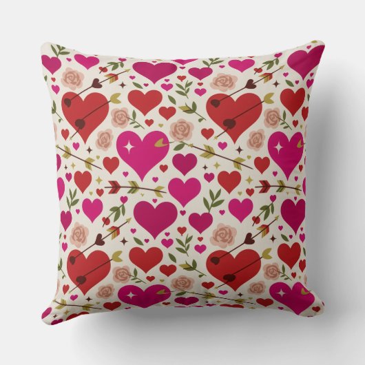 Valentine’s Day Throw Pillow Collection | Romantic クッション (裏面)