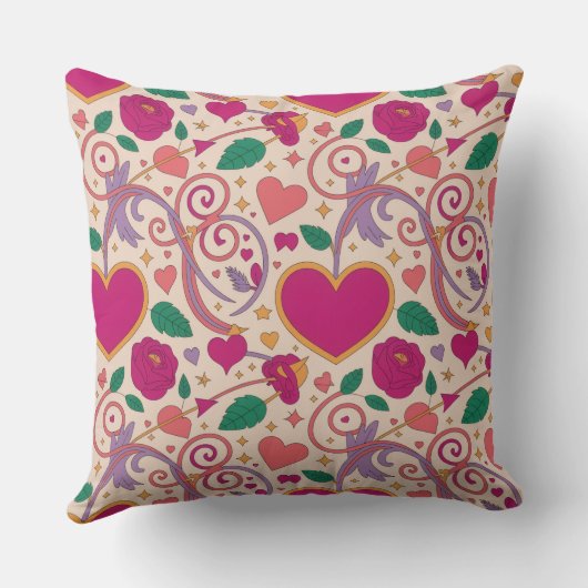 Valentine’s Day Throw Pillow Collection | Romantic クッション (裏面)