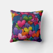 Valentine’s Day Throw Pillow Collection | Romantic クッション (裏面)