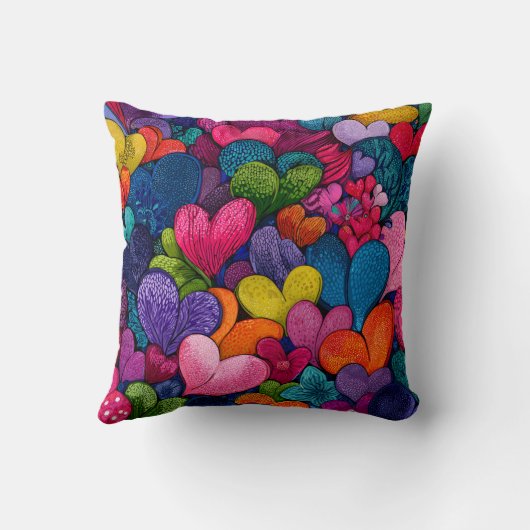 Valentine’s Day Throw Pillow Collection | Romantic クッション (裏面)