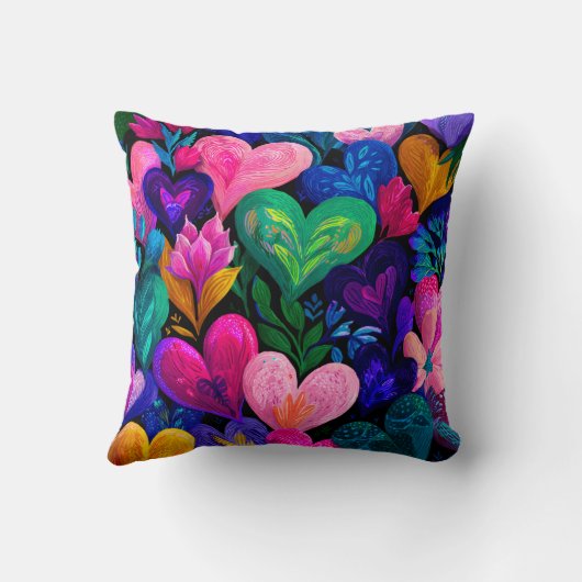 Valentine’s Day Throw Pillow Collection | Romantic クッション (裏面)