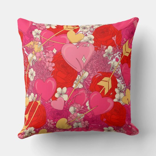 Valentine’s Day Throw Pillow Collection | Romantic クッション (裏面)