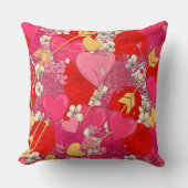 Valentine’s Day Throw Pillow Collection | Romantic クッション (正面)