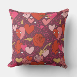 Valentine’s Day Throw Pillow Collection | Romantic クッション