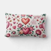 Valentine’s Day Throw Pillow Collection | Romantic ランバークッション (裏面)
