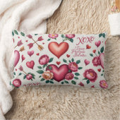 Valentine’s Day Throw Pillow Collection | Romantic ランバークッション (ブランケット)