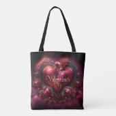 Valentine’s Day Tote Bag | Romantic, Cute トートバッグ (裏面)