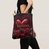 Valentine’s Day Tote Bag | Romantic, Cute トートバッグ (クローズアップ)