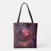 Valentine’s Day Tote Bag | Romantic, Cute トートバッグ (裏面)
