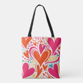 Valentine’s Day Tote Bag | Romantic, Cute トートバッグ (裏面)