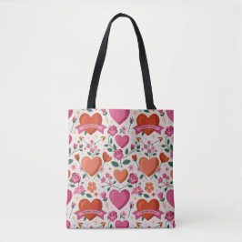 Valentine’s Day Tote Bag | Romantic, Cute トートバッグ