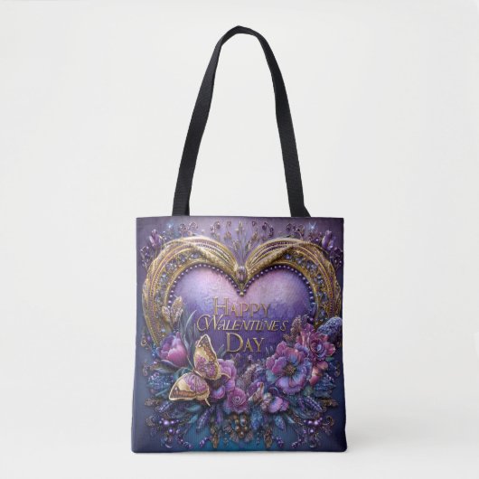 Valentine’s Day Tote Bag | Romantic, Cute トートバッグ (正面)