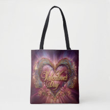 Valentine’s Day Tote Bag | Romantic, Cute