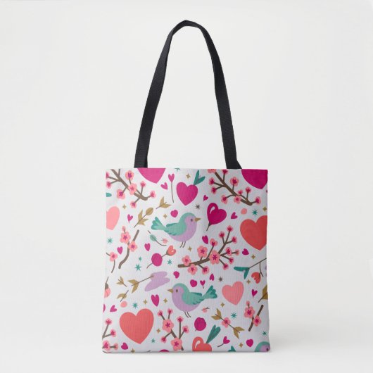 Valentine’s Day Tote Bag | Romantic, Cute トートバッグ (正面)