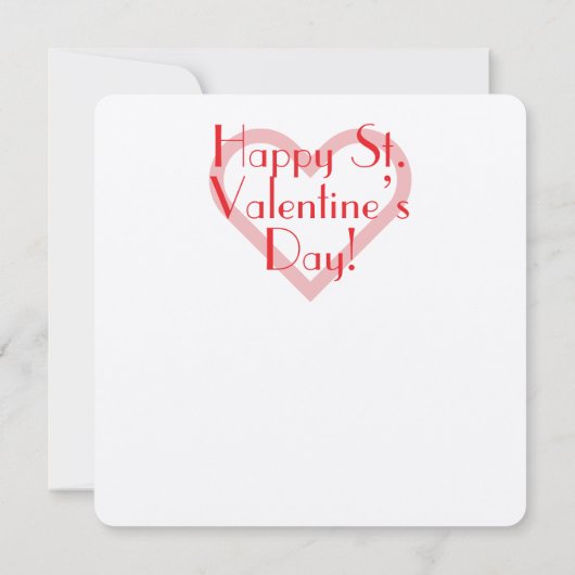 Valentine’s Day Tuxedo Cat カード (裏面)